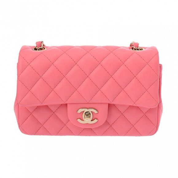 CHANEL Matrasse Single Flap ChainShoulder 20 Pink - Picture 1 of 12